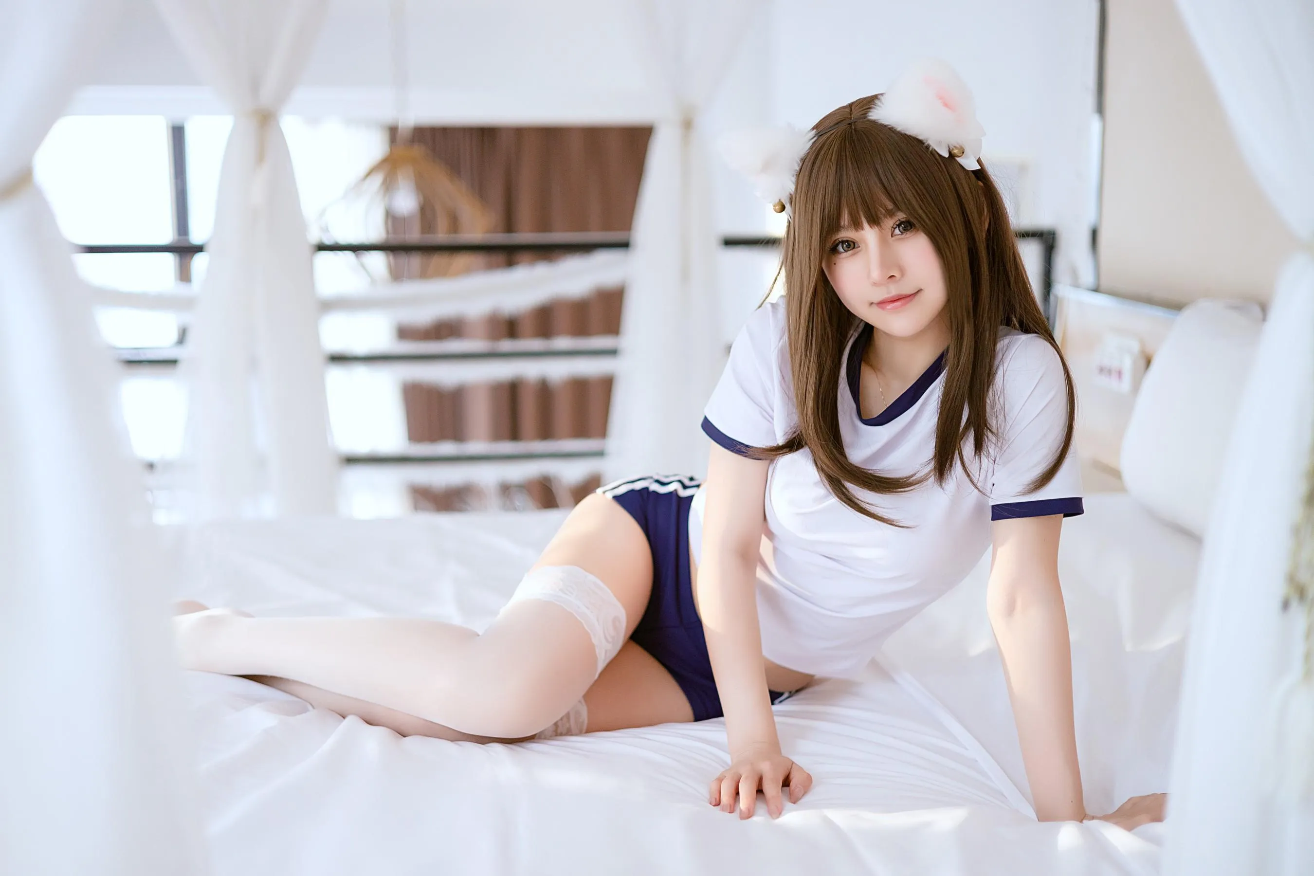 芊芊酱w – NO.01 猫耳体操服私房 [19P]插图5